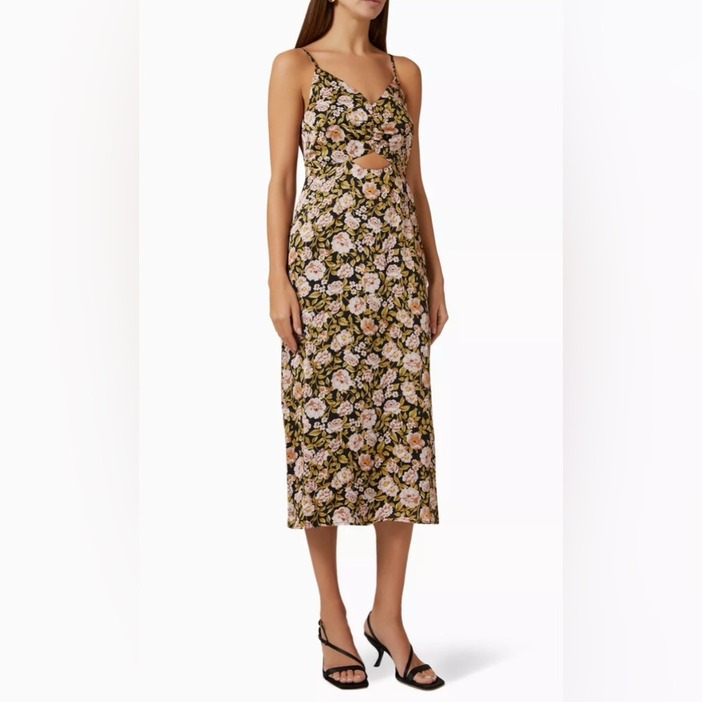 Eliza Slip Midi Dress in Black & Pink
MINKPINK.